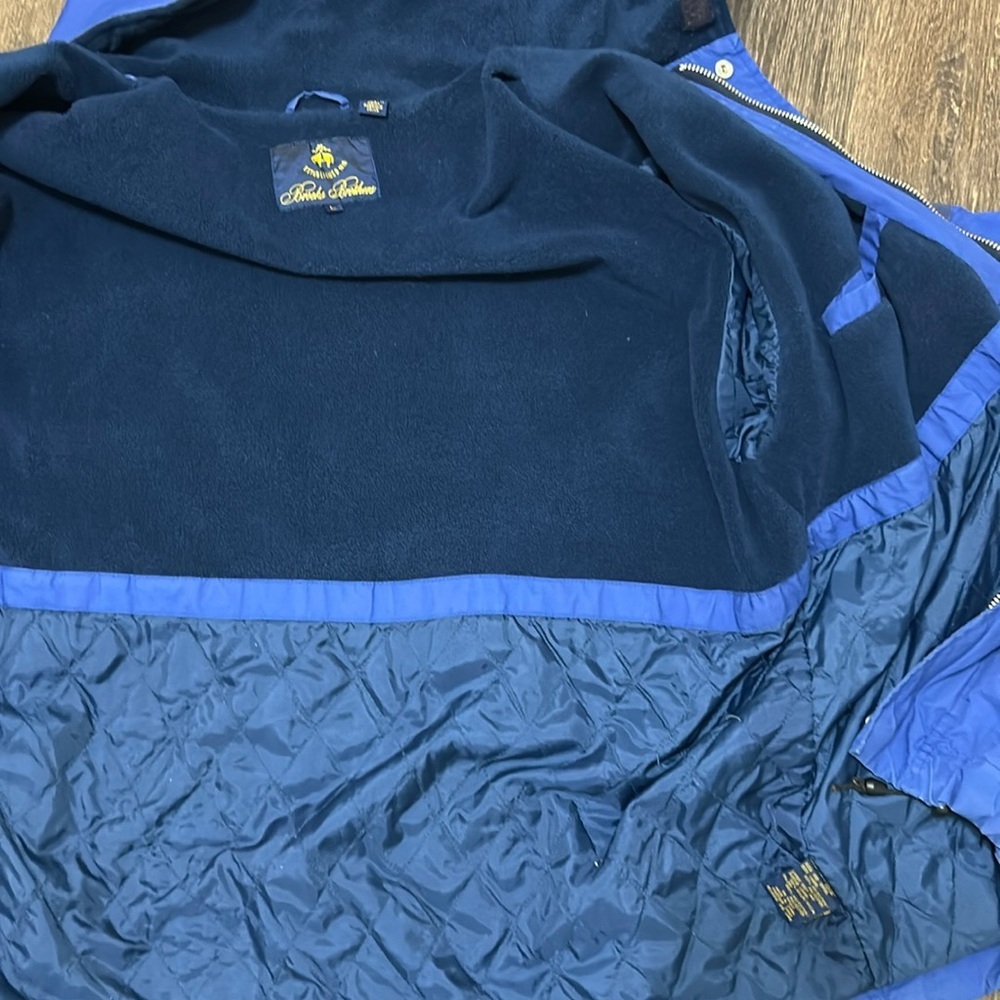 Men’s Brooks Brothers Winter Jacket. Size Large. Blue. - Picture 4 of 13